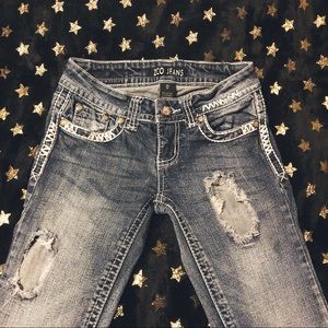 ZCO Distressed Jeans Size 0